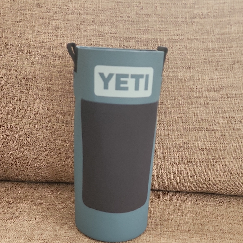 YETI Blue and Black Tumbler